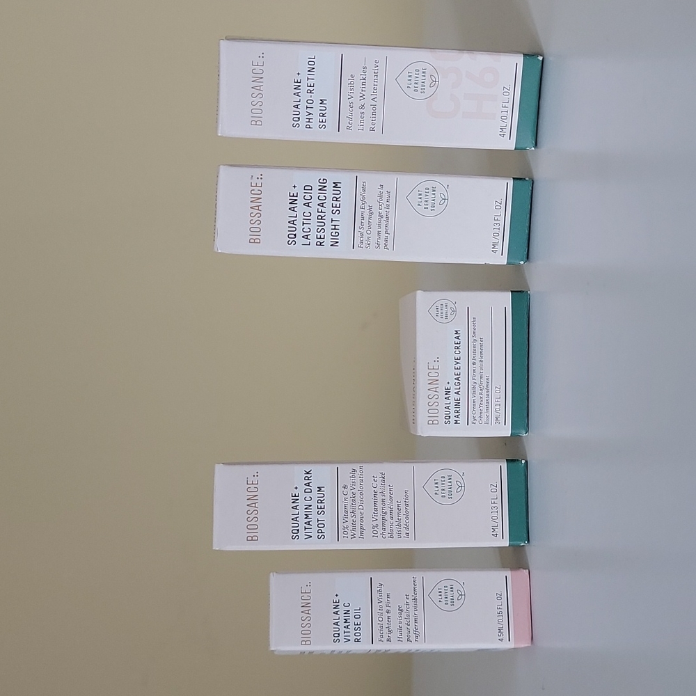 Biossance Products (Sample/Travel Sizes)